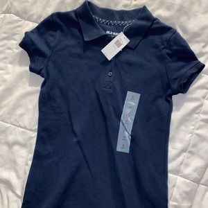Navy Blue girls uniform shirt Old Navy Girls size s (6-7) brand new